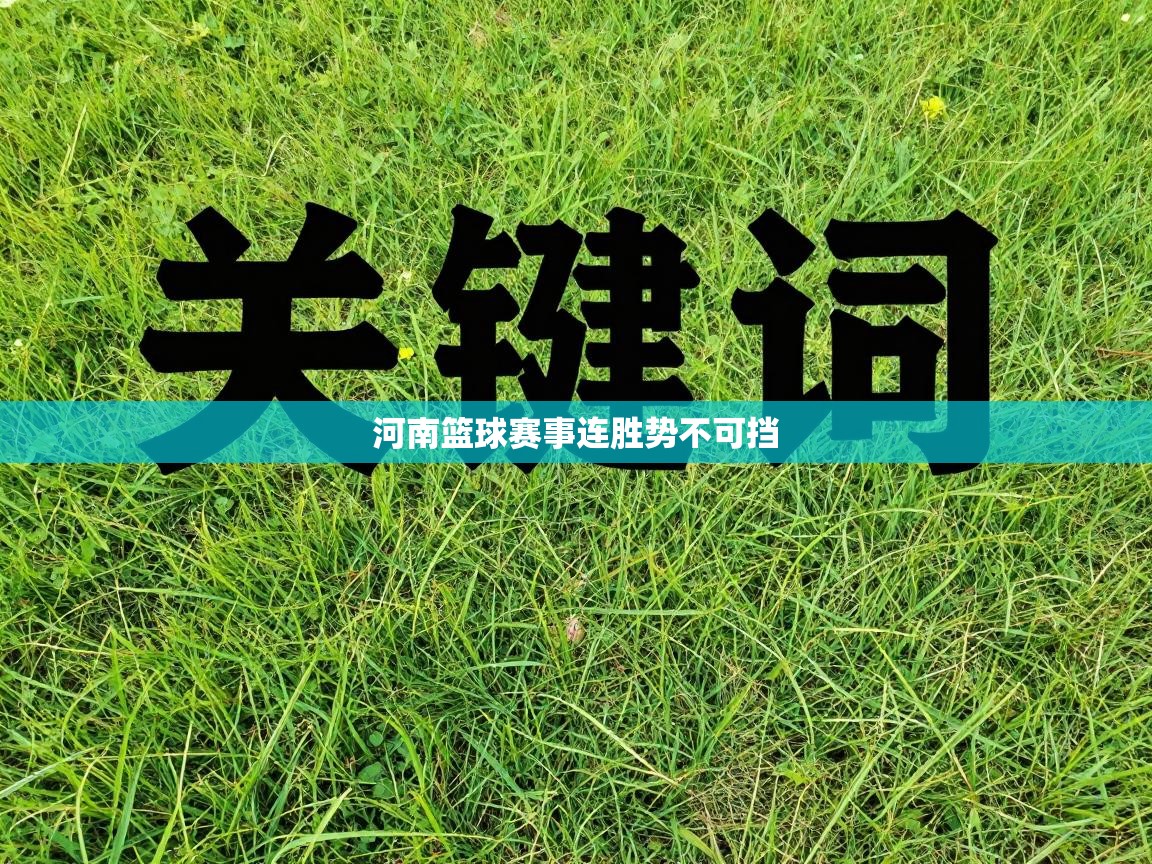 河南篮球赛事连胜势不可挡  第1张